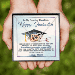 To My Amazing Daughter Happy Graduation Life Has Been A Little Different Interlocking Hearts Pendant Necklace