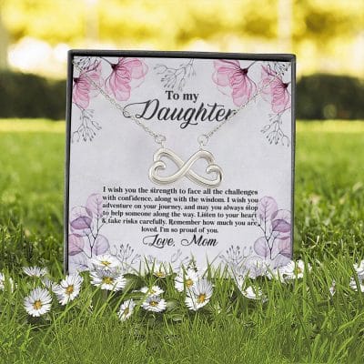 Alternative view of Personalized Gift With Sentimental Quote - Customized Message Card Jewelry Gift For Mom For Daughter For Sisters