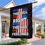 1O. Bill Of Rights-30x40 - Side 1 House Flag Mockup 3