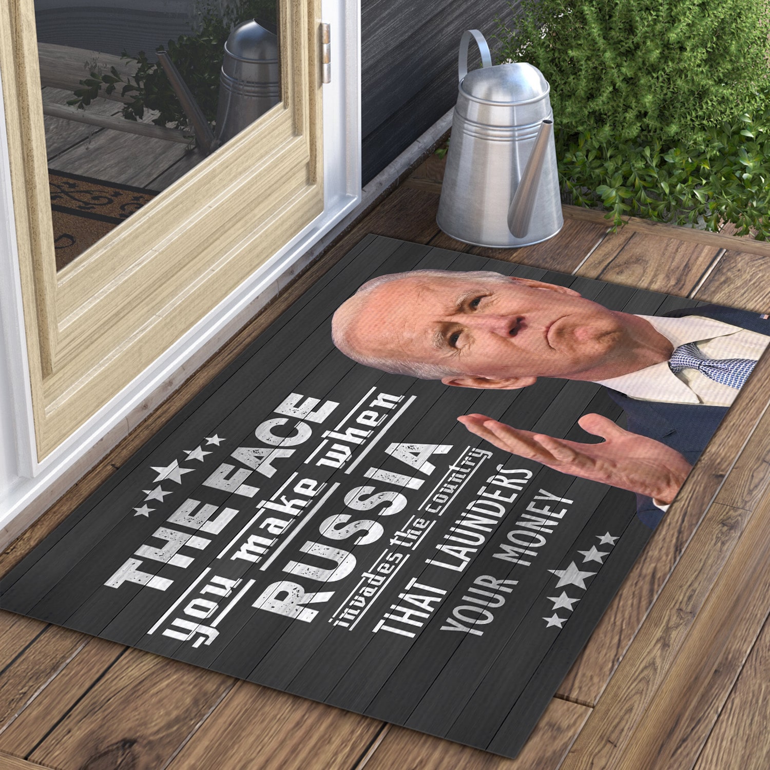 3O. Launders Your Money (Doormat) Doormat Mockup 3