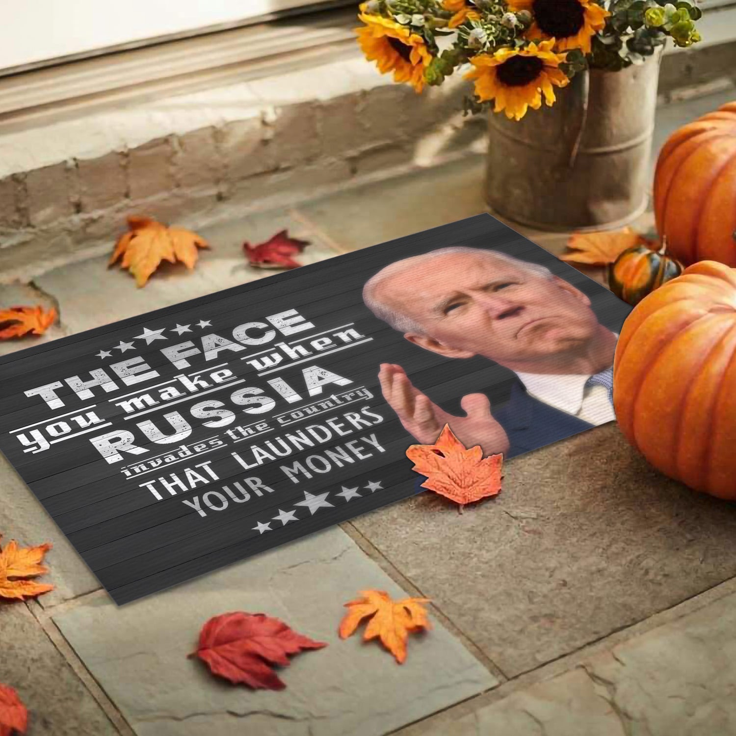 3O. Launders Your Money (Doormat) Doormat mockup 9