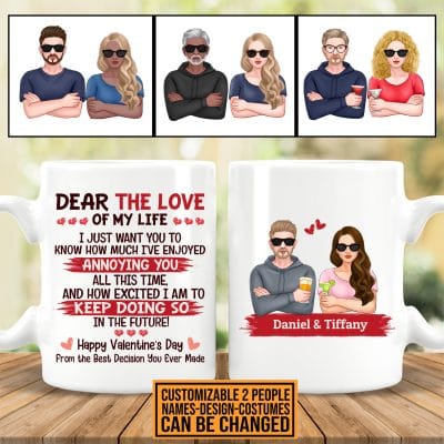 Personalized Couple Just Want You To Know How Much I've Enjoyed Annoying You All This Time Coffee Mug