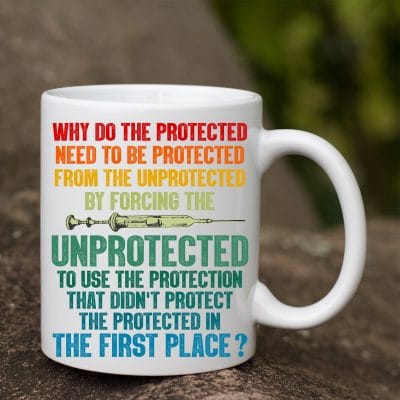 Why Do The Protected Need To Be Protected From The Unprotected Ceramic Coffee Mug - Beer Stein - Water Bottle