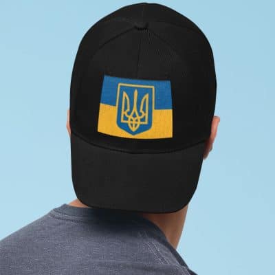 Alternative view of Ukraine In My Heart - Ukraine Roots Twill Cap - High-Profile Snapback Hat