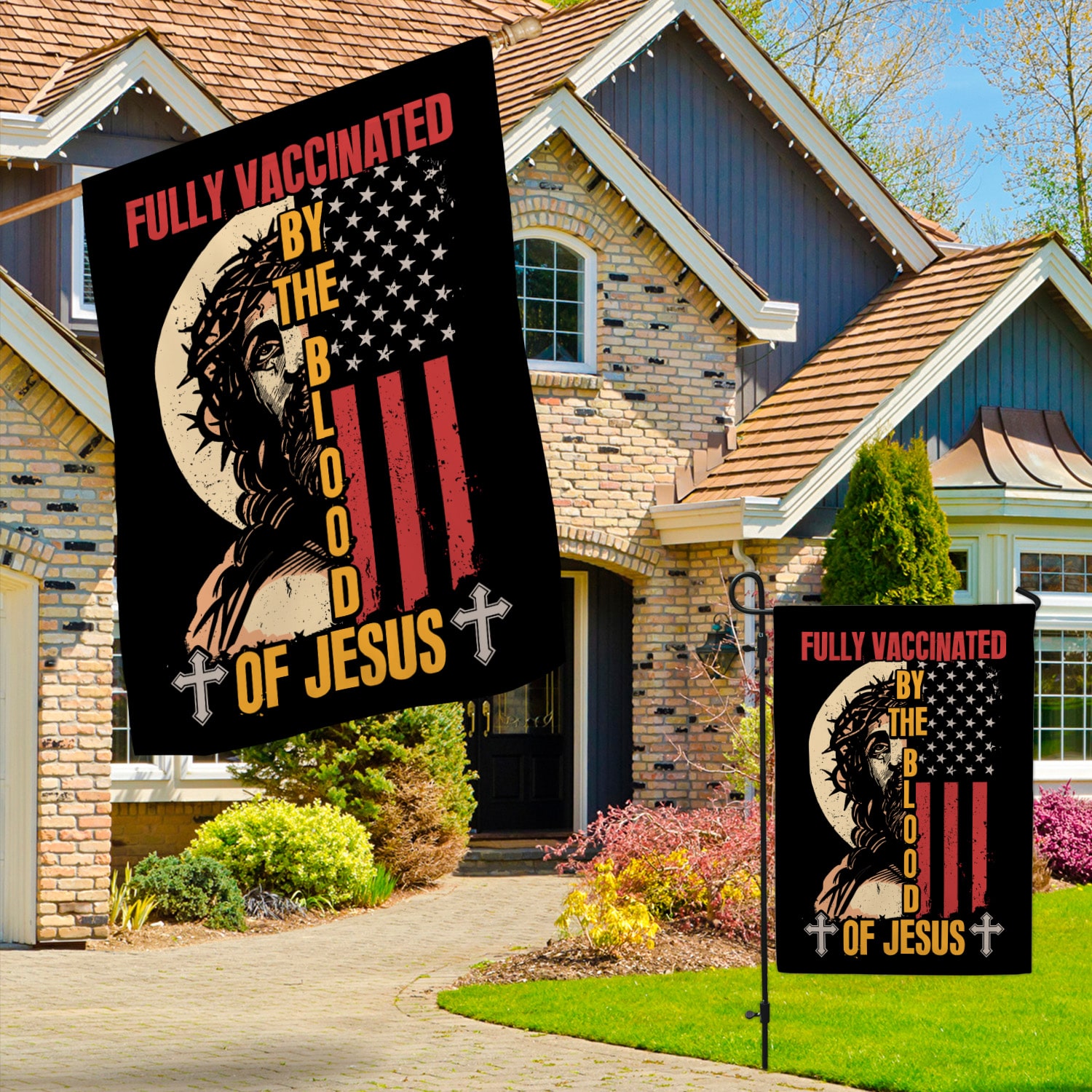 3O. Blood Of Jesus-30x40 Garden & House Mockup 3