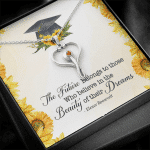 The Future Belongs To Those Who Believe Senior Graduation Stethoscope Necklace