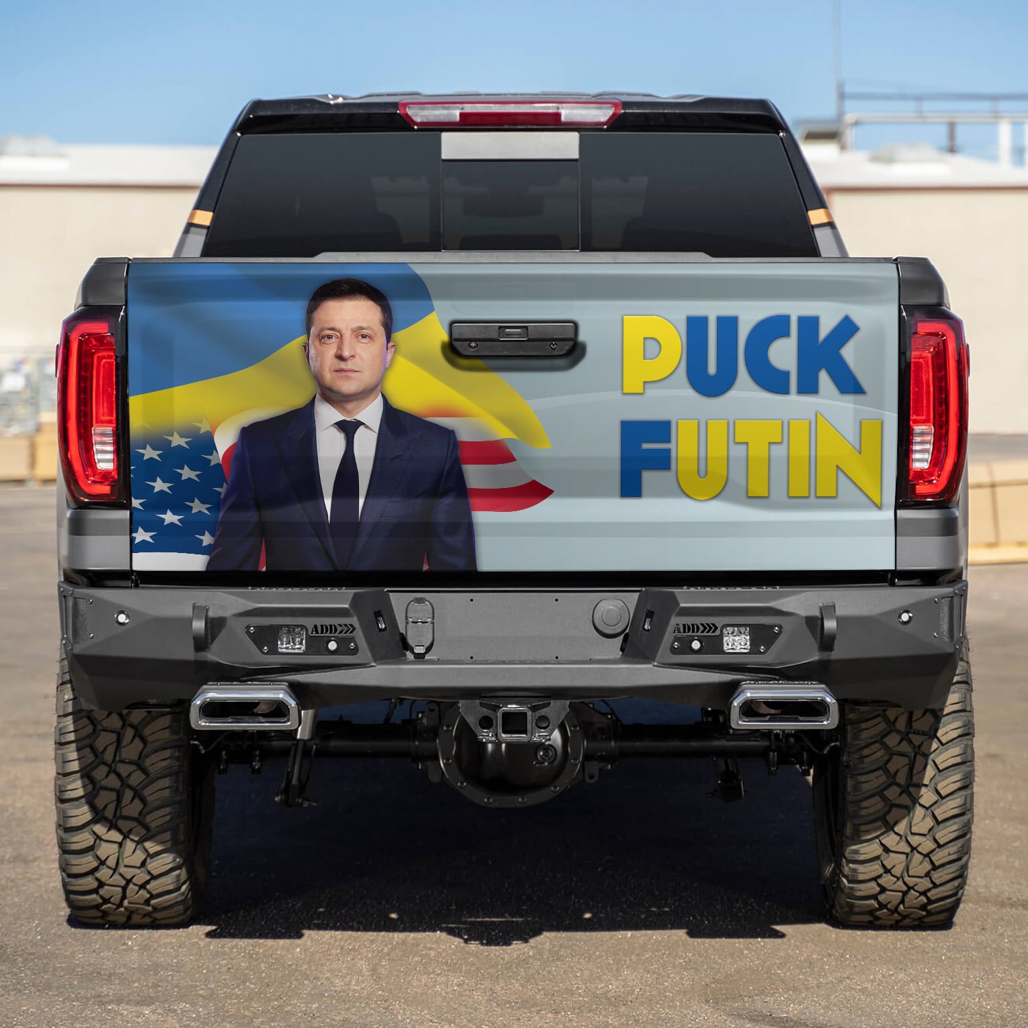 1O. Puck Futin 1(6) Tailgate Wrap Mockup 5