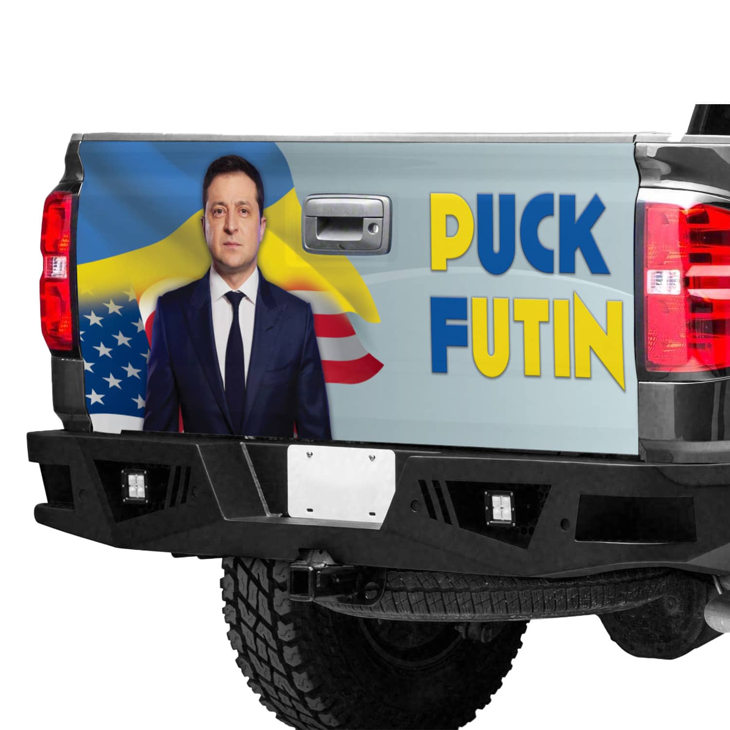 1O. Puck Futin 1(6) Tailgate Wrap Mockup 12
