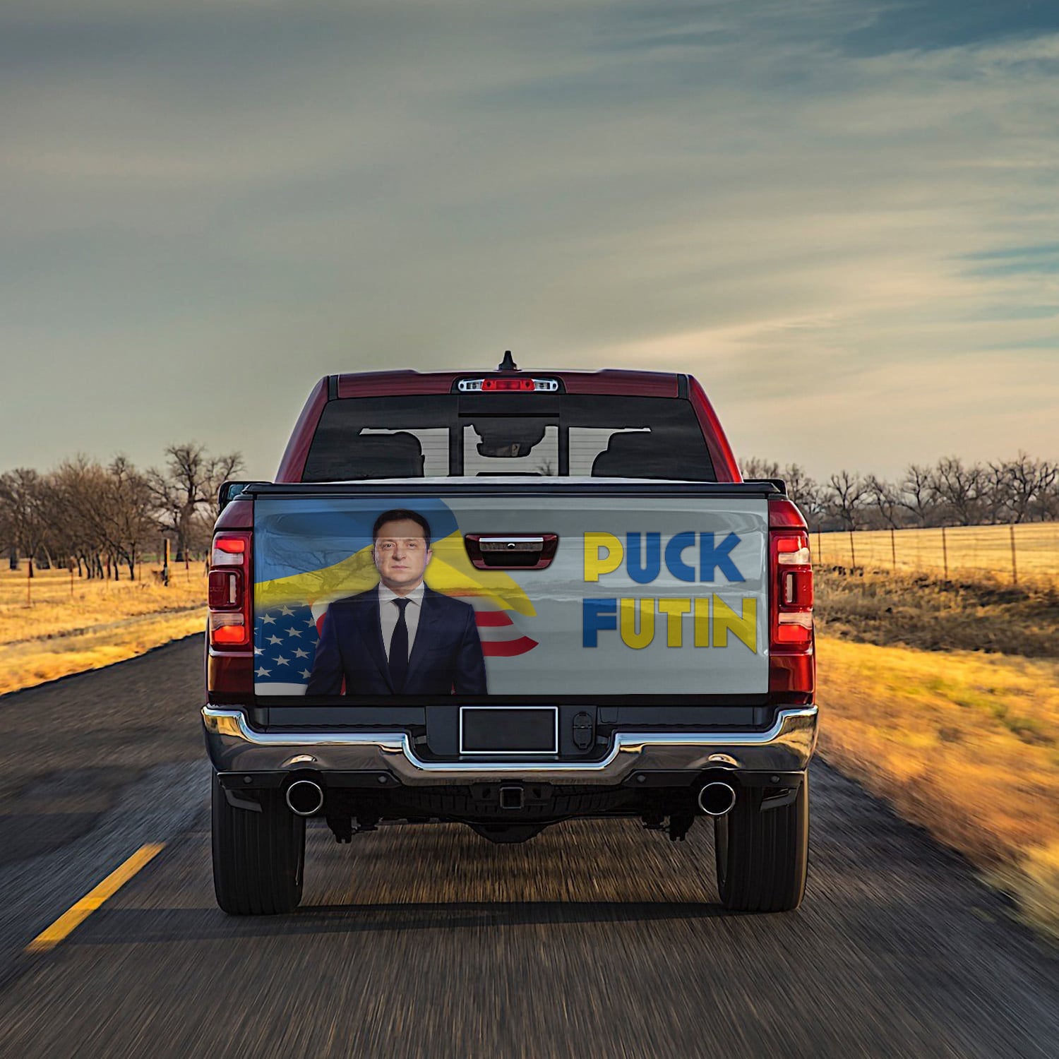 1O. Puck Futin 1(6) Tailgate Wrap Mockup 13
