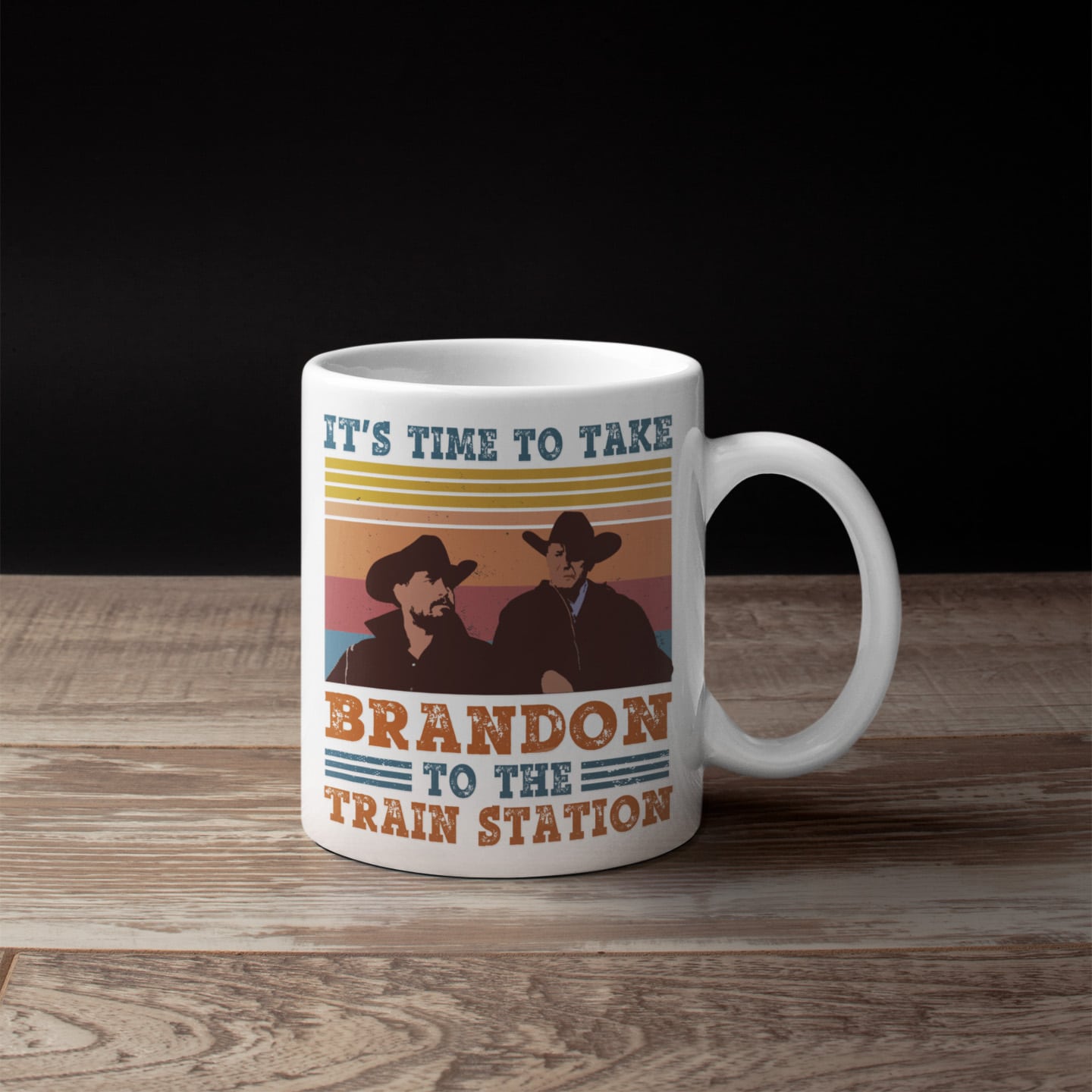 5VT. It's Time To Take Brandon white mug mk2