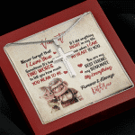 Personalized To My Husband Never Forget That I Love You Artisan Crafted Cross Necklace - Husband Gifts From Wife Personalized To My Husband Never Forget That I Love You Artisan Crafted Cross Necklace - Husband Gifts From Wife