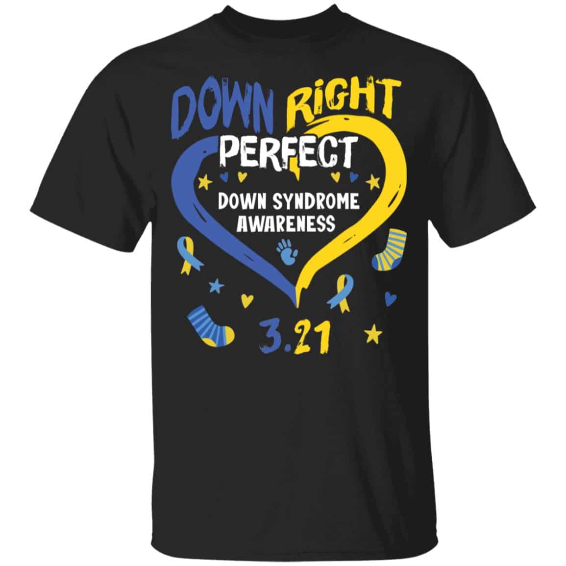 Down Right Perfect Shirt, Black, Youth T-Shirt