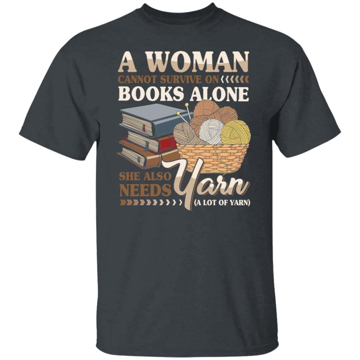 book t2, Dark Heather, Unisex T-Shirt