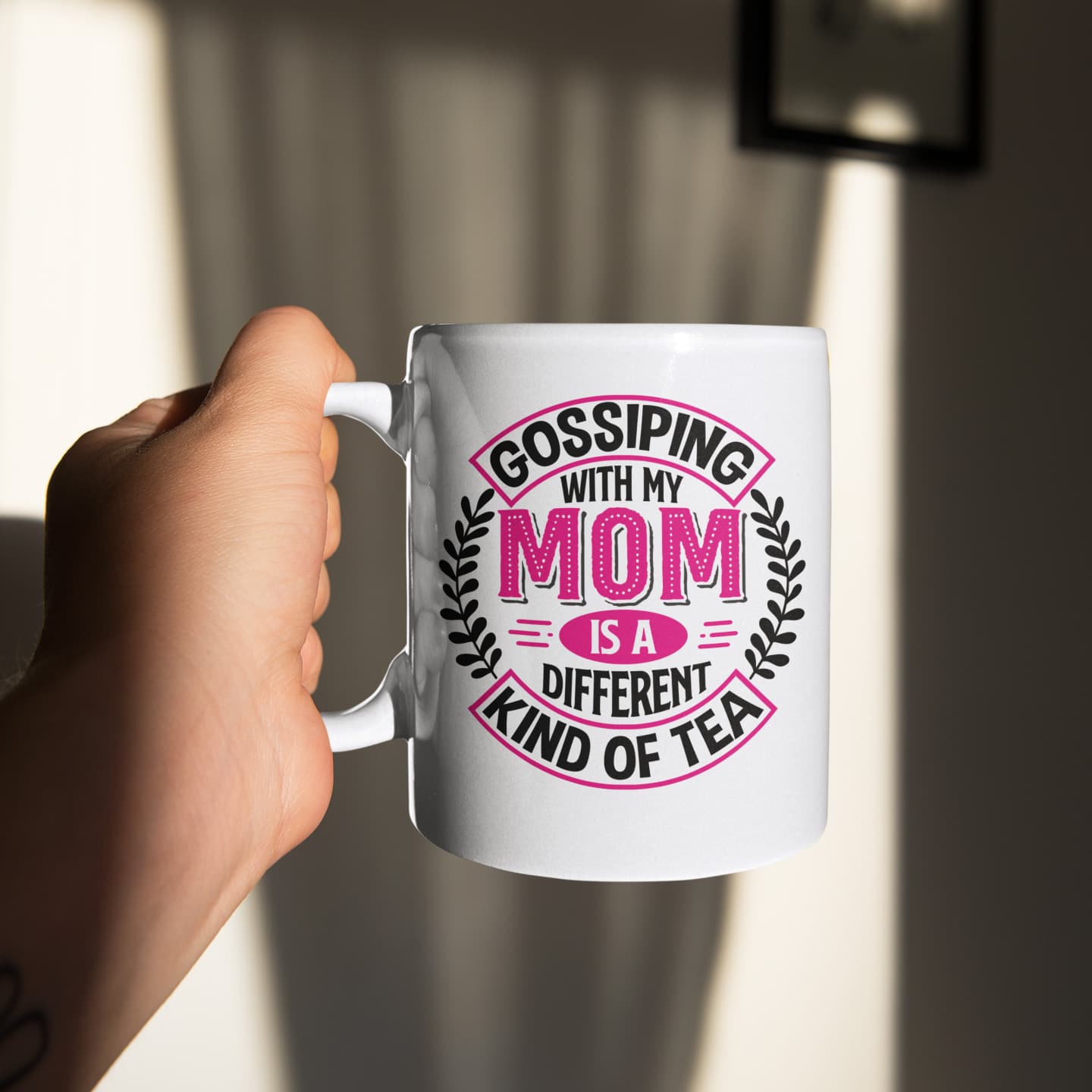 7VT. Gossiping With My Mom mug mk1