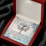 To My Daughter Remember how Much You Are Loved Dragonfly Pendant Necklace