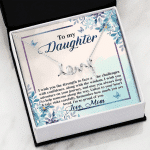 To My Daughter Remember how Much You Are Loved Scripted Love Necklace