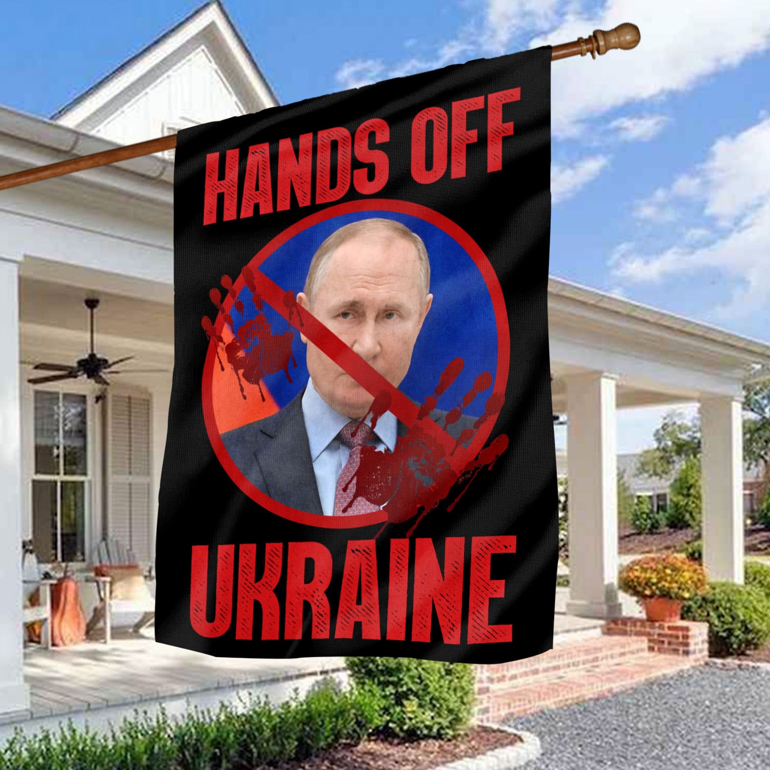 30x40 House Flag Mockup 3