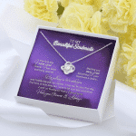 To My Soulmate I Love You Forever and Always Love Knot Necklace