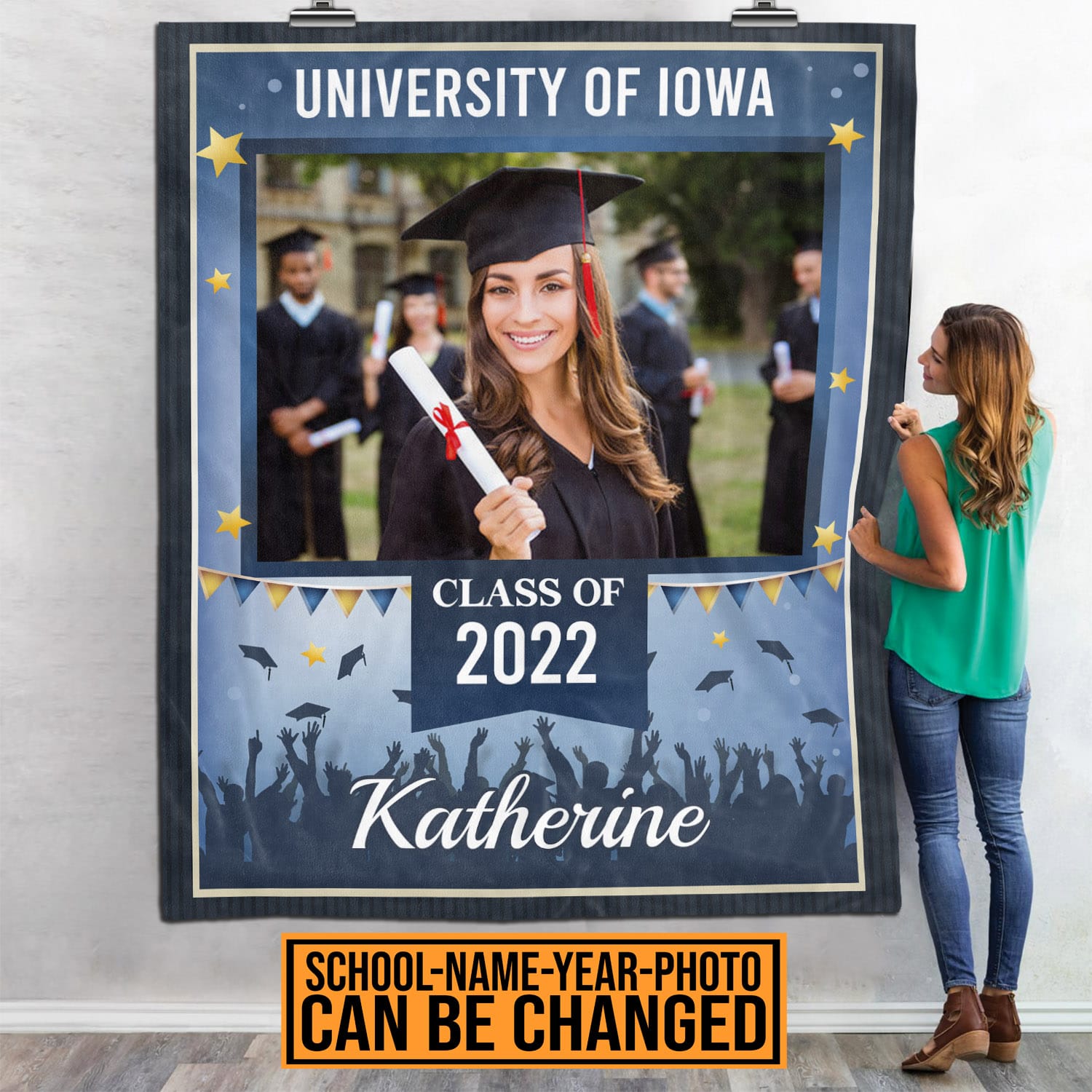 4VT. Class Of 2022 Photo Blanket mk1