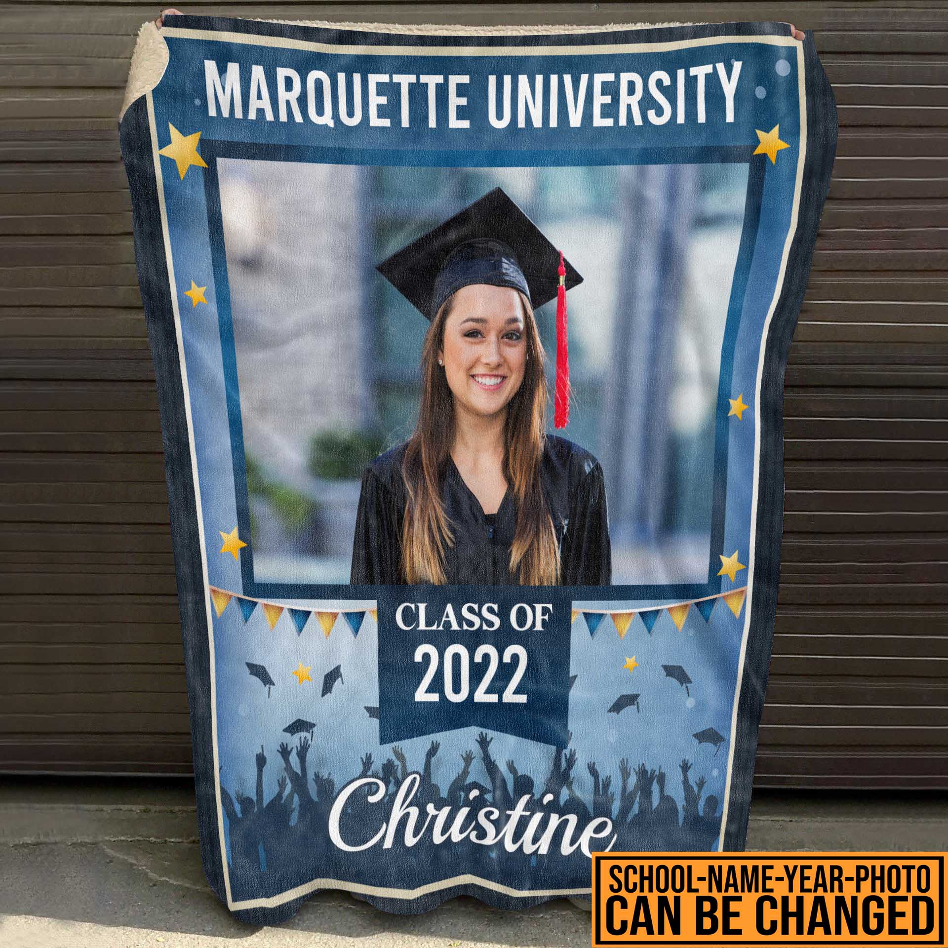 4VT. Class Of 2022 Photo Blanket mk3