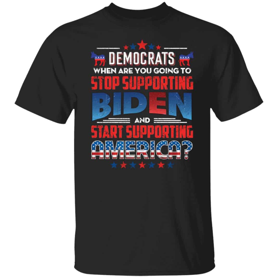 Democrats, Black, Unisex T-Shirt