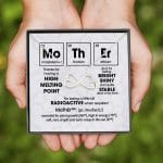 7 HG UU TIEN. Mother Periodic (5) Infinity Heart Necklace (Silver)