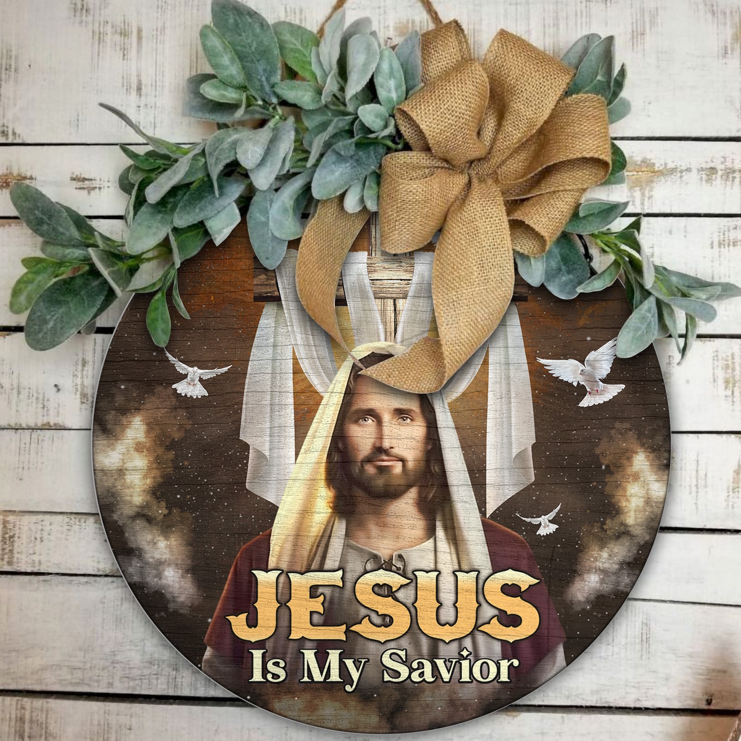 1. Jesus Is My Savior Door Sign (3) Door Sign Mockup 11