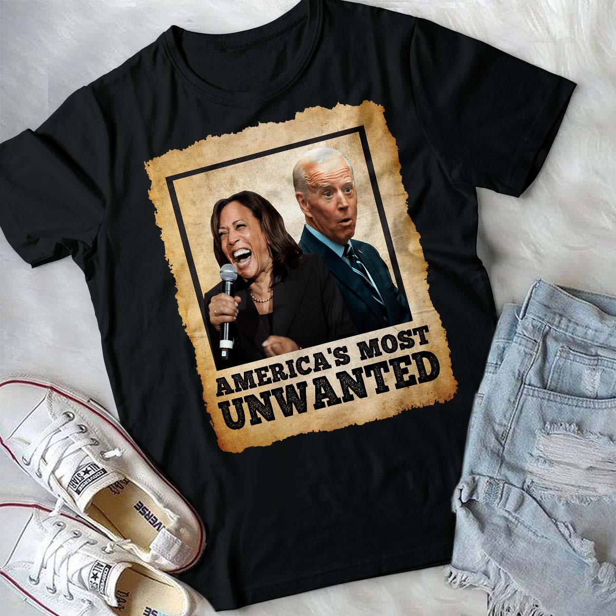 2VT. Biden Harris Most Unwanted shirt mk2