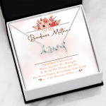 To My Badass Mother I Still Don't Understand Where You Get The Strength Scripted Love Necklace
