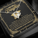 For Our Daughter Our Little Girl Has Grown Up Too Fast And Another Milestone Forever Love Heart Pendant Necklace