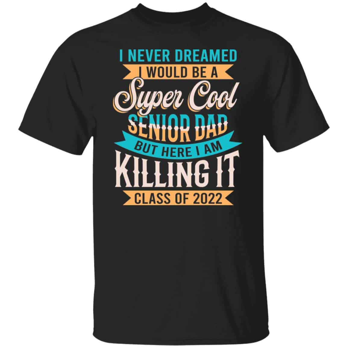 senior dad 1, Black, Unisex T-Shirt