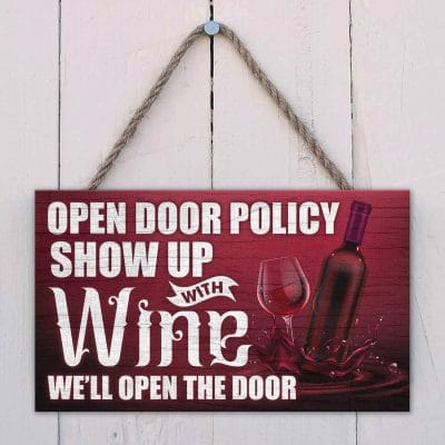 Wooden Door Sign