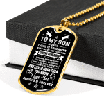 To My Son If Ever There Is Tomorrow When We're Not Together Dog Tag Pendant Necklace - Son Necklace Gifts To My Son If Ever There Is Tomorrow When We're Not Together Dog Tag Pendant Necklace - Son Necklace Gifts