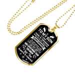 To My Son If Ever There Is Tomorrow When We're Not Together Dog Tag Pendant Necklace - Son Necklace Gifts To My Son If Ever There Is Tomorrow When We're Not Together Dog Tag Pendant Necklace - Son Necklace Gifts