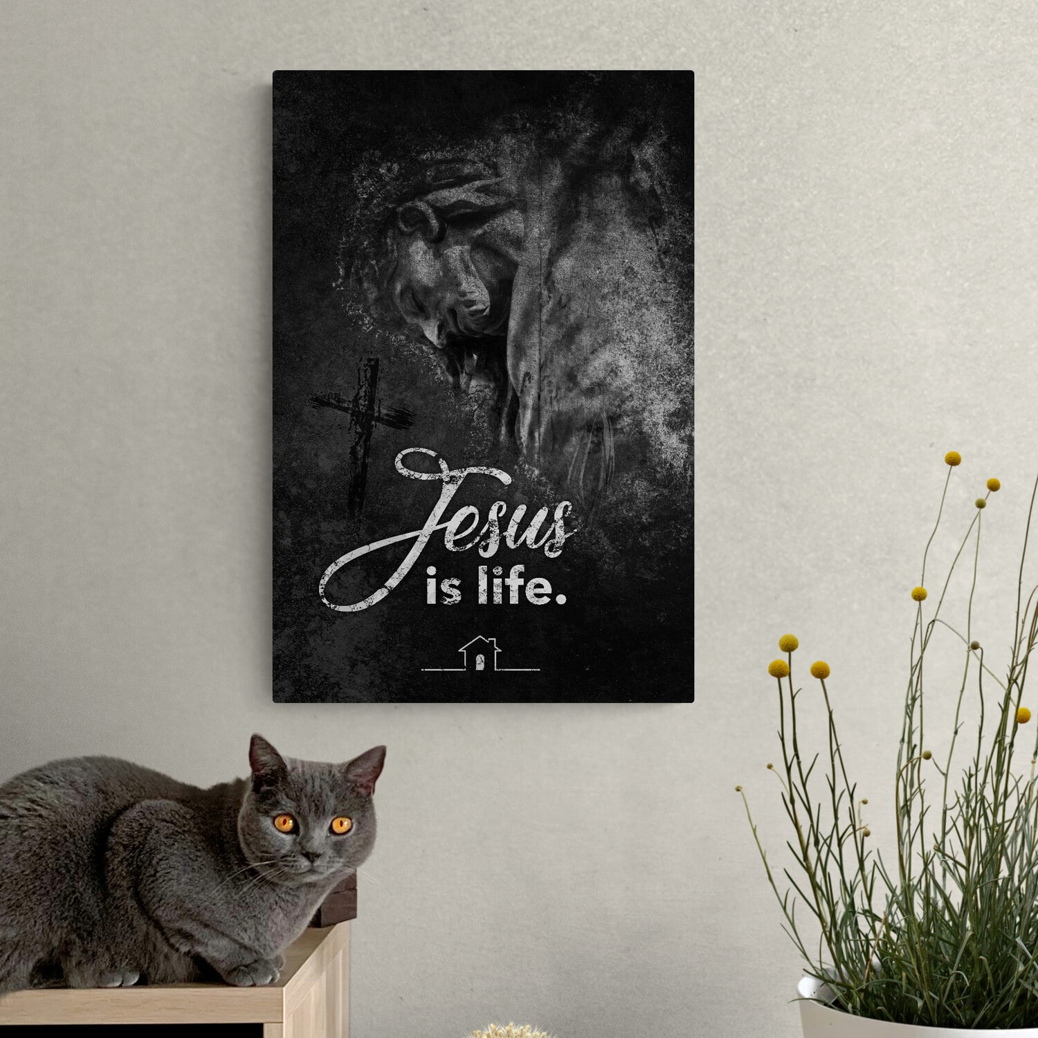 2. Jesus is Life (canvas) -mk2