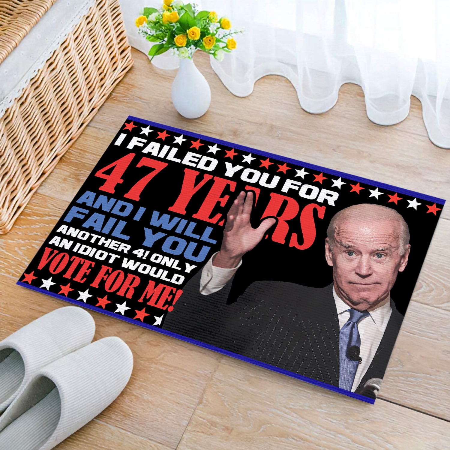 1O. Vote For Me (Doormat) Doormat mockup 2