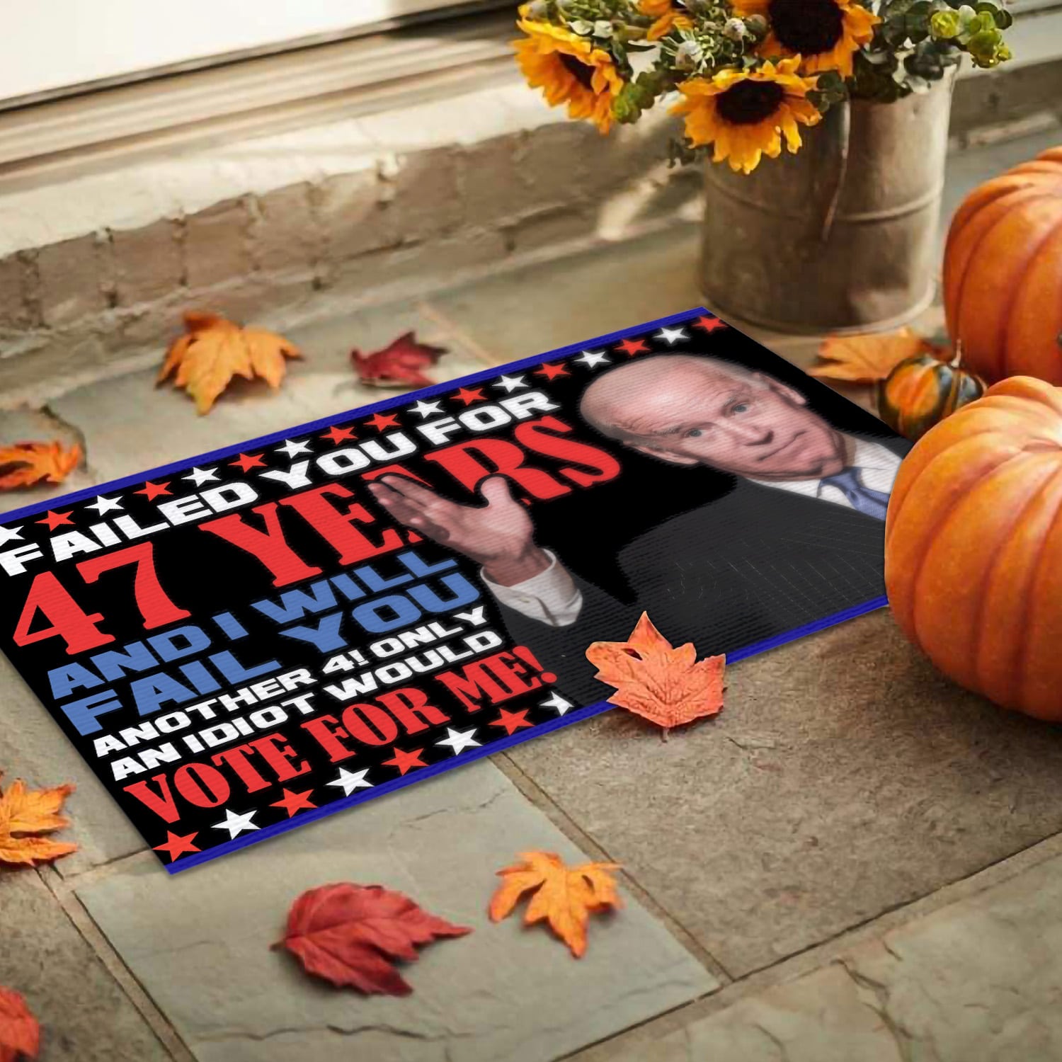 1O. Vote For Me (Doormat) Doormat mockup 9