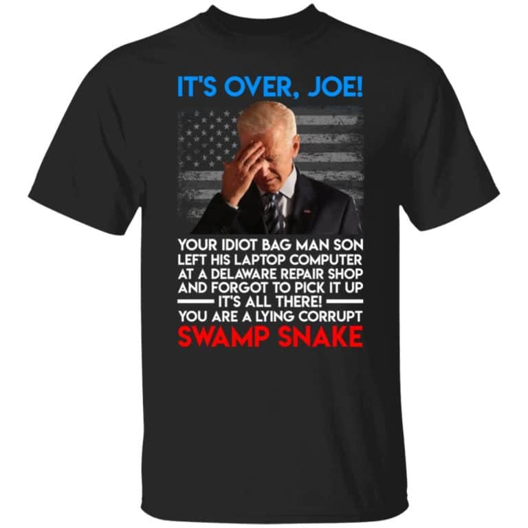 6VT. It's Over Joe 1, Black, Unisex T-Shirt