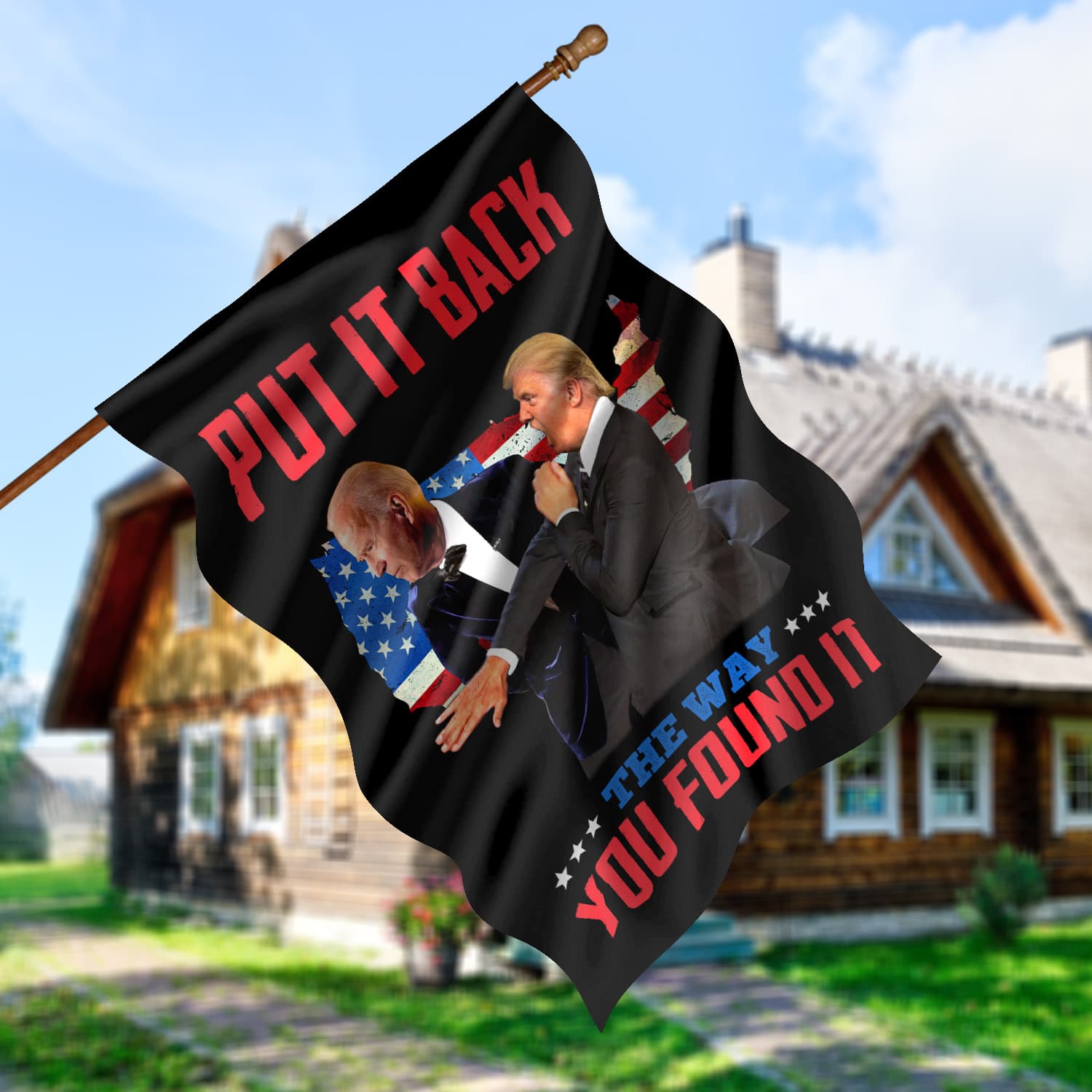 7O. Put It Back - FLAG-30x40 House Flag Mockup 5
