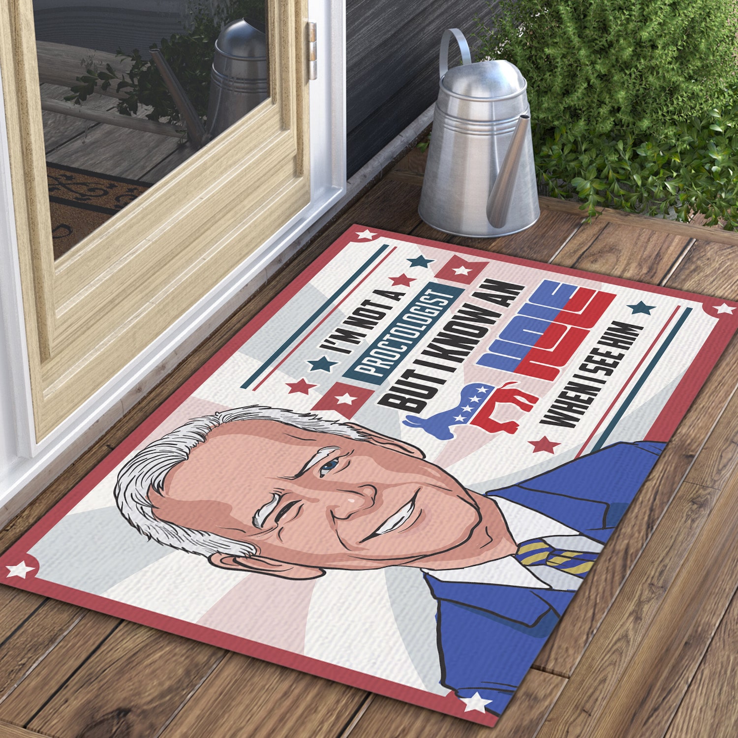 8O. Not A Proctologist Doormat Mockup 3