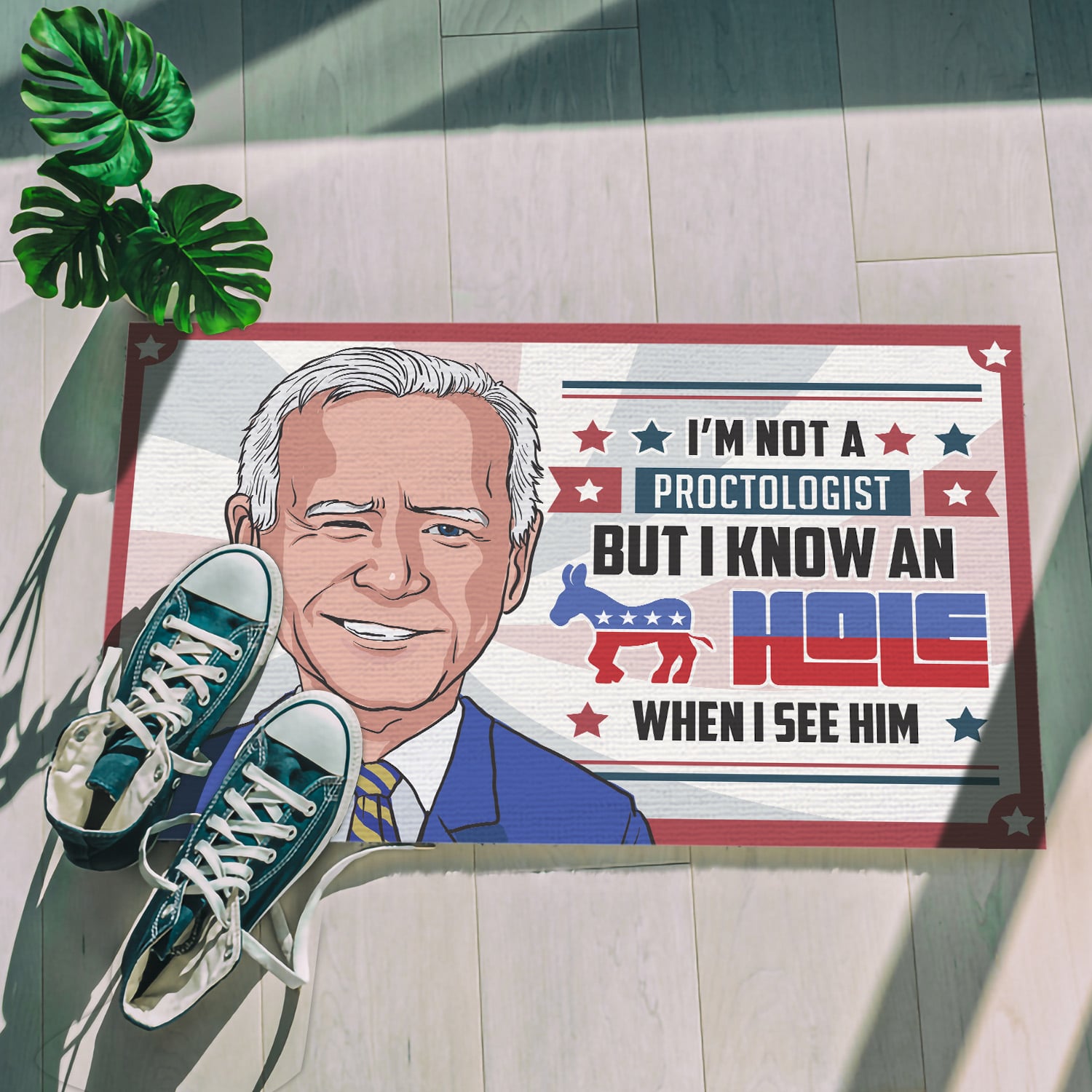 8O. Not A Proctologist Doormat mockup 5