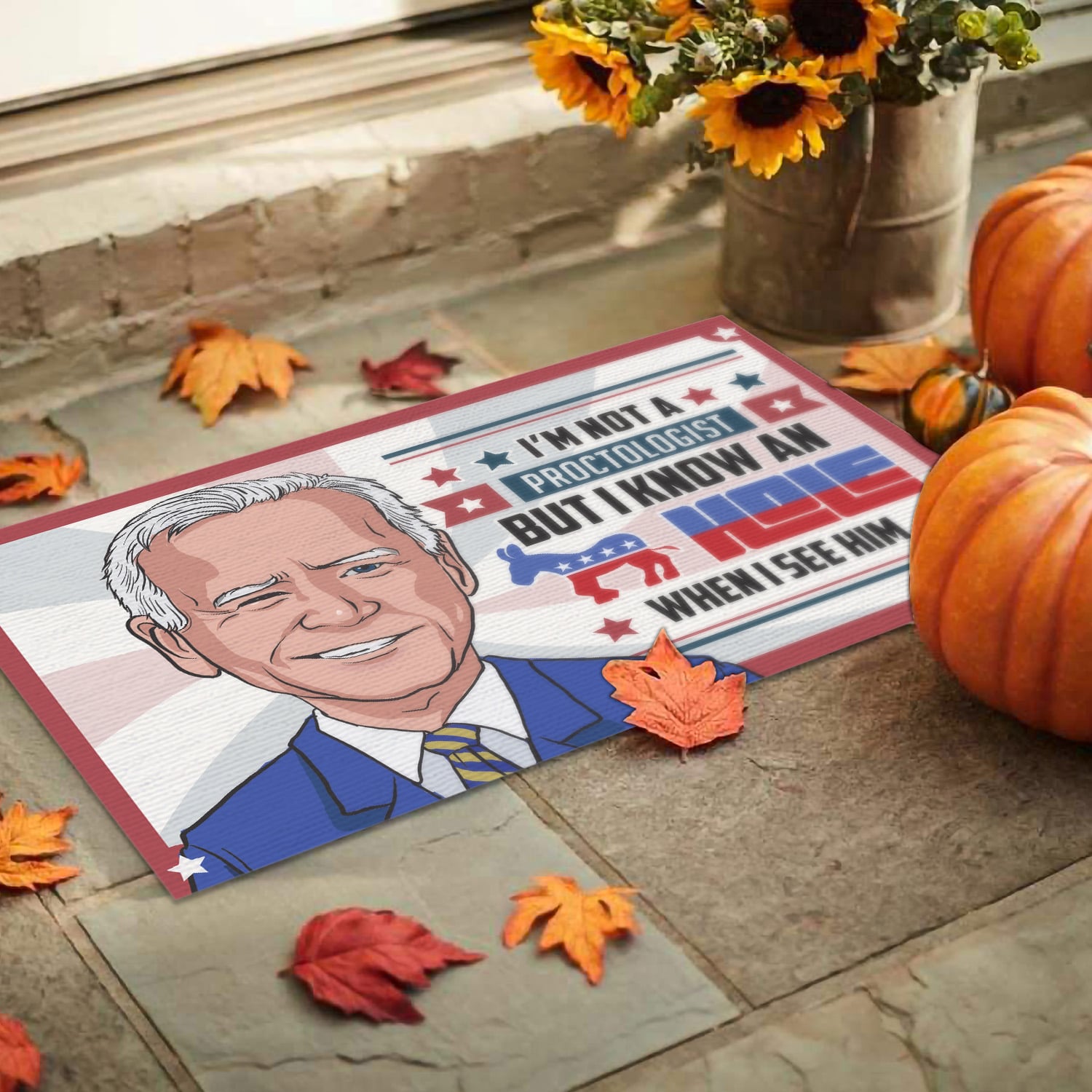 8O. Not A Proctologist Doormat mockup 9
