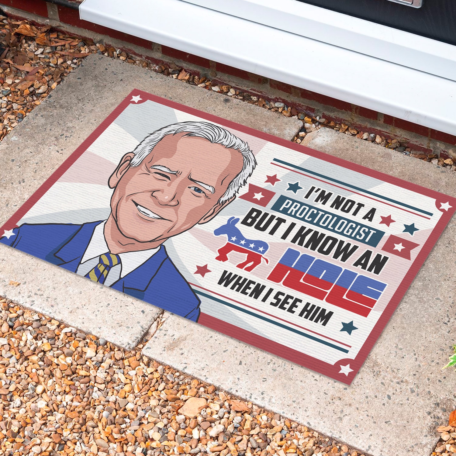 8O. Not A Proctologist Doormat Mockup 10