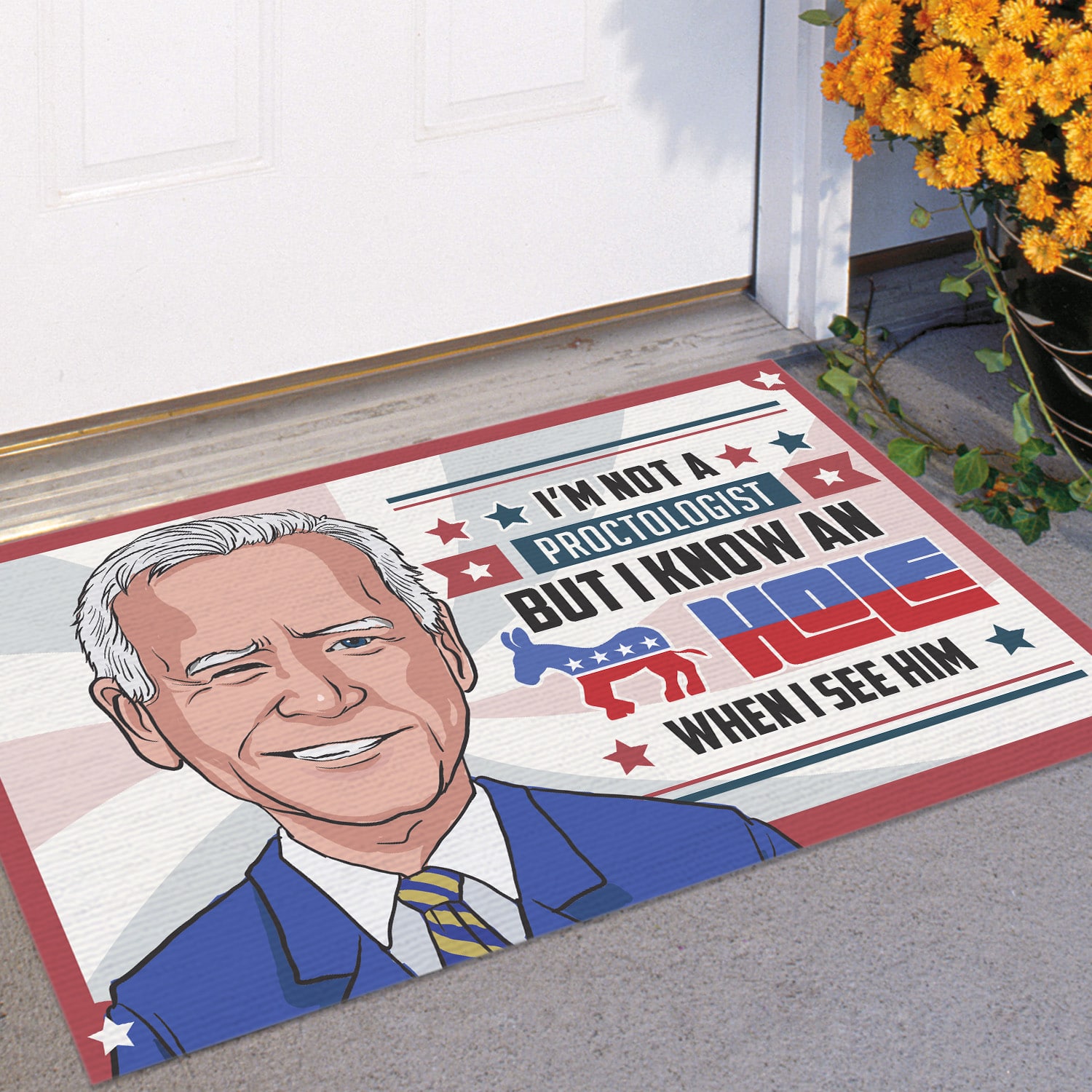8O. Not A Proctologist Doormat Mockup 11