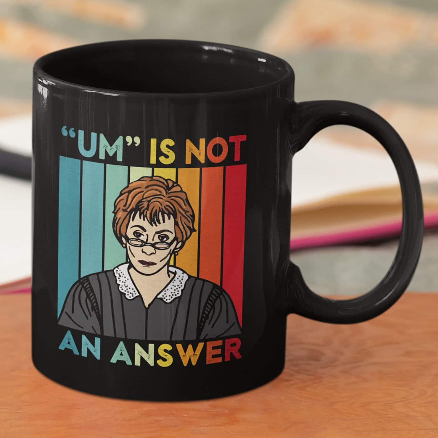 Um Is Not An Answer Ceramic Coffee Mug - Water Bottle