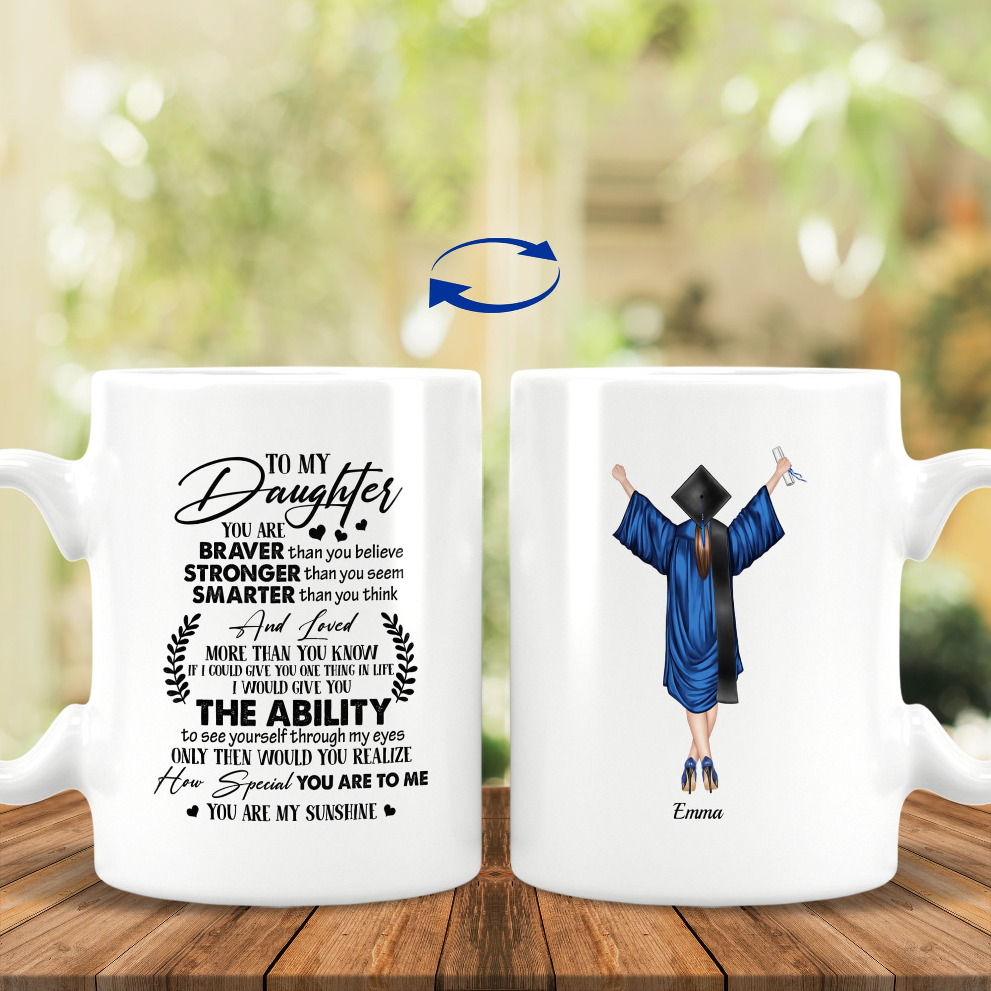 3Th. Braver than you believe-sample design 15 OZ White Mug