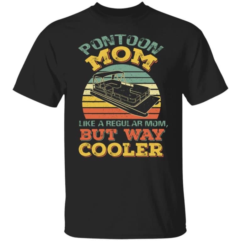 2Th. Pontoon mom, Black, Unisex T-Shirt
