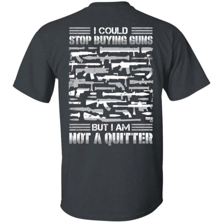 6VT. I Could Stop Buying Guns, Dark Heather,
