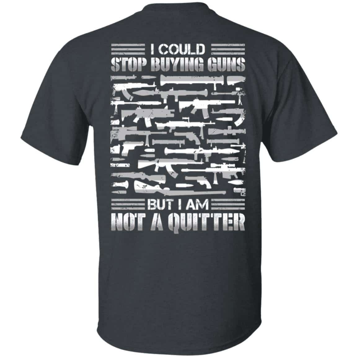 6VT. I Could Stop Buying Guns, Dark Heather,
