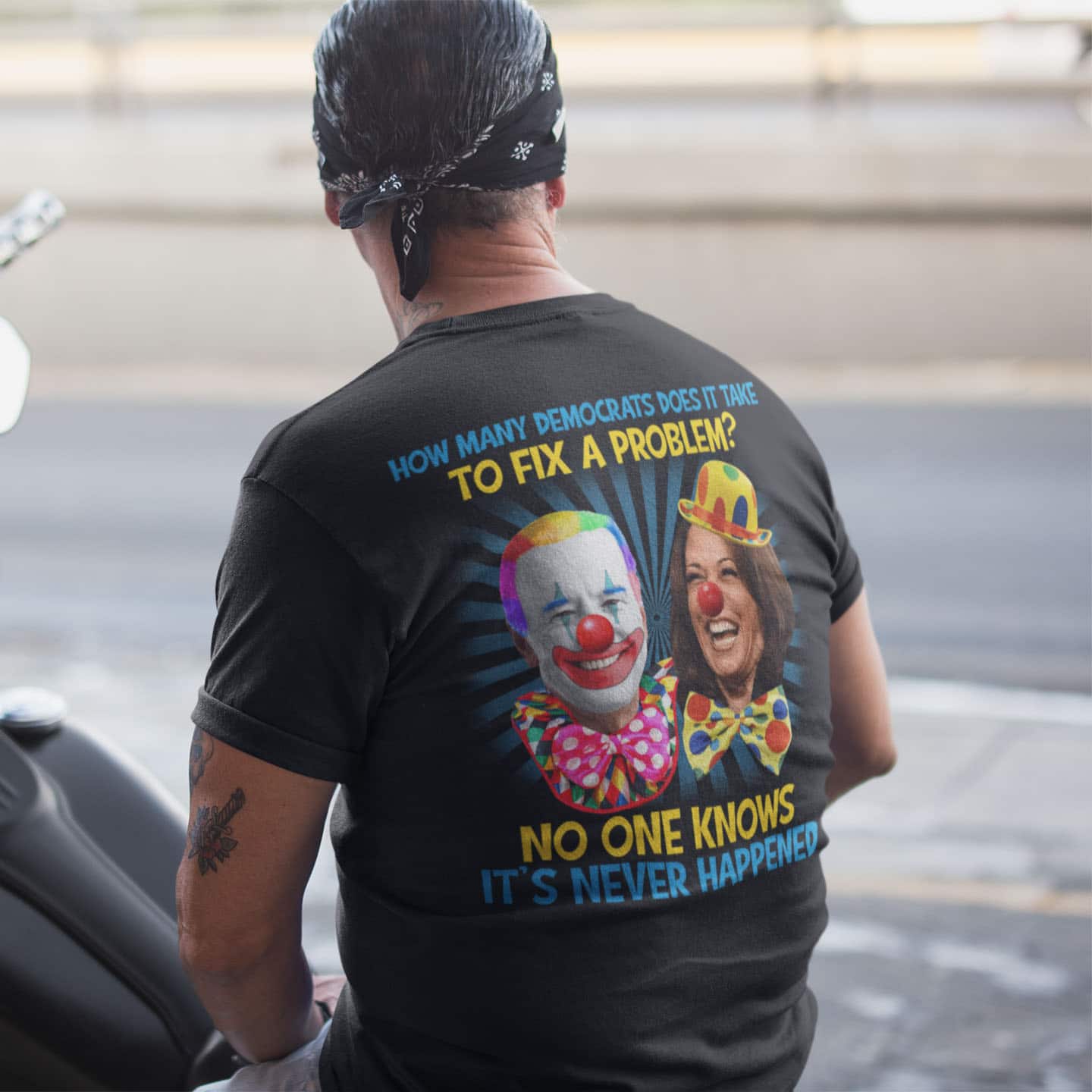 2VT. Biden Kamala How Many Democrats back shirt mk2
